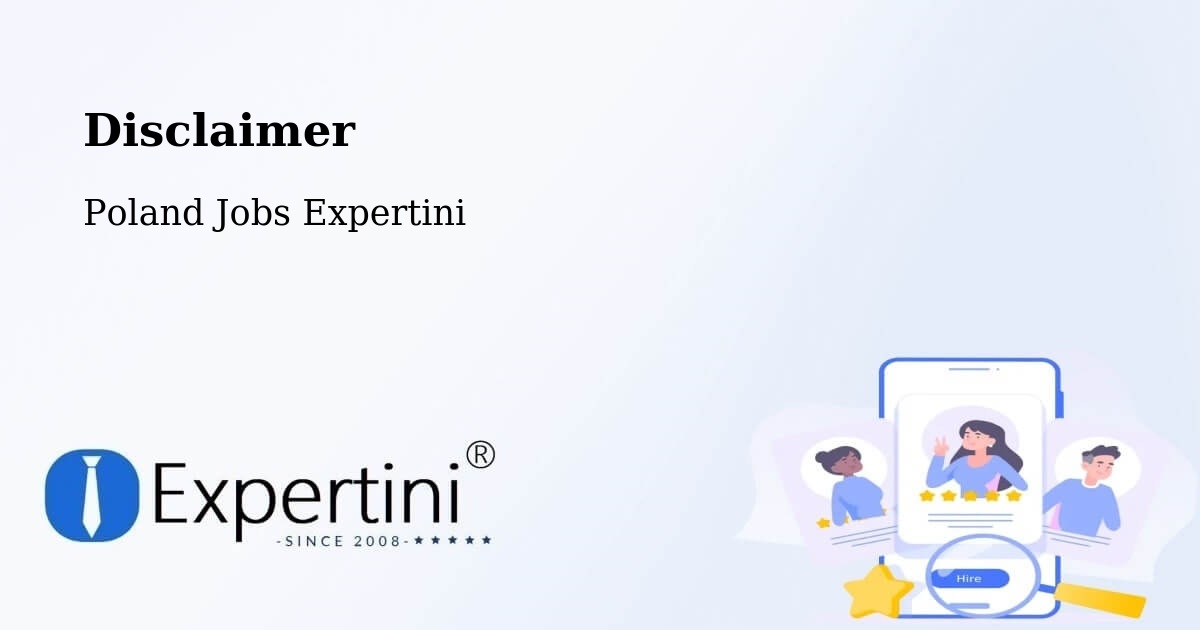 Disclaimer – Łask - Poland Jobs Expertini