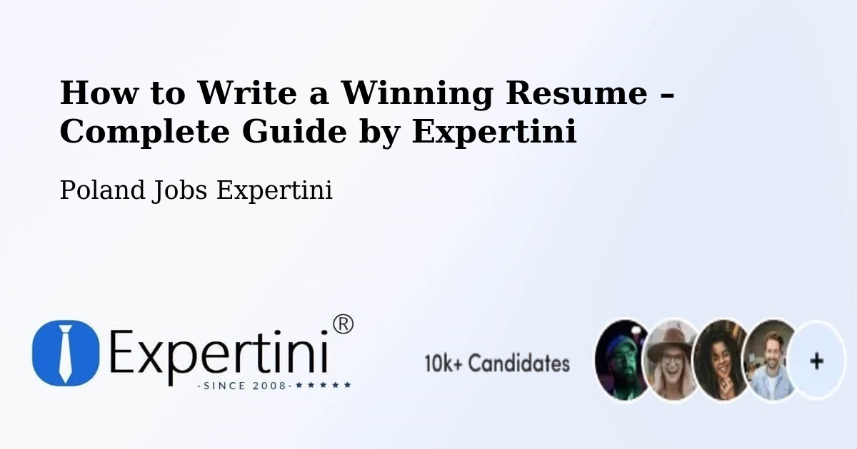 Resume Writing Guide for Job Seekers – Łask - Łask, Poland Jobs Expertini